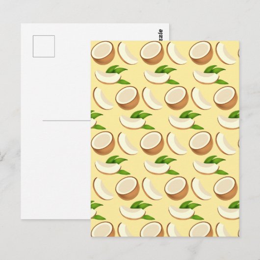 トロピカルココナッツ ポストカード (正面/裏面)