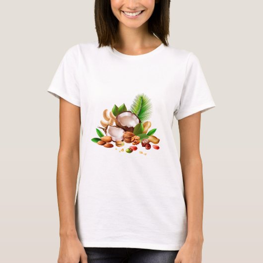 トロピカルココナッツ Tシャツ (正面)
