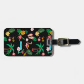 トロピカルコラージュ🍍🌴🦩 ラゲッジタグ (正面横)