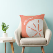 トロピカルコースタルサンドドルコーラルビーチスローピル クッション (椅子)