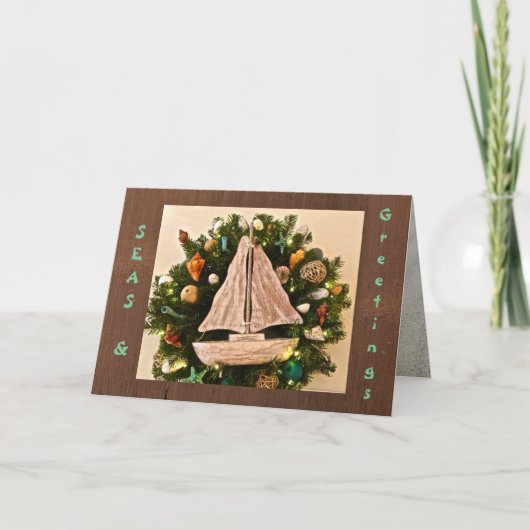 トロピカルコースタルシーズ&グリーティングビーチクリスマス シーズンカード (正面)