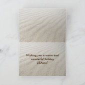 トロピカルコースタルシーズ&グリーティングビーチクリスマス シーズンカード (内部)