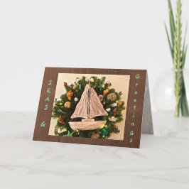 トロピカルコースタルシーズ&グリーティングビーチクリスマス シーズンカード