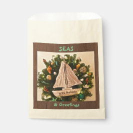 トロピカルコースタルシーズ&グリーティングビーチクリスマス フェイバーバッグ