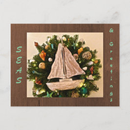 トロピカルコースタルシーズ&グリーティングビーチクリスマス ポストカード