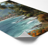 トロピカルコースタルビレッジ – 風光明媚な海 ポスター (角)