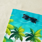 トロピカルコーストブリスデザイン ビーチタオル (インサイチュ)