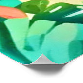 トロピカルコーストブリスデザイン ポスター (角)