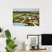 トロピカルゴルフリゾートプリント ポスター (ホームオフィス)