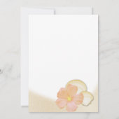 トロピカルゴールデンサンズブライダルシャワー 招待状 (裏面)