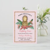 トロピカルゴールデンパイナップルルアウ（ハワイ式宴会）パーティー 招待状 (スタンド正面)