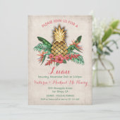 トロピカルゴールデンパイナップルルアウ（ハワイ式宴会）パーティー 招待状 (スタンド正面)