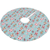 トロピカルサおもしろいンタ ブラッシュドポリエステルツリースカート (アングル)