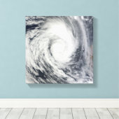 トロピカルサイクロンダイアン2 キャンバスプリント (インサイチュ (ウッドフロア))