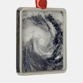 トロピカルサイクロンEdzaniの南インディアンOce メタルオーナメント (右)