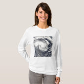 トロピカルサイクロンEdzaniの南インディアンOce Tシャツ (正面フル)