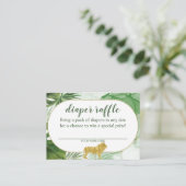 トロピカルサファリおむつラッフルエンクロージャカード エンクロージャーカード (スタンド正面)