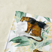 トロピカルサファリエレガントワイルドキャッツタイガーヒョウ ビーチタオル (インサイチュ)