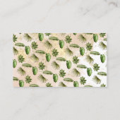 トロピカルサファリエレファントシャワーブックベビー エンクロージャーカード (裏面)