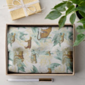 トロピカルサファリカッコいいワイルドキャッツタイガーヒョウ 薄葉紙 (ギフト)