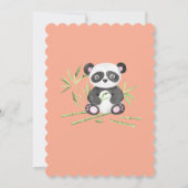 トロピカルサファリジャングルアニマルズ子供の誕生日 招待状 (裏面)