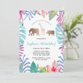 トロピカルサファリバースデーパーティー 招待状 (スタンド正面)