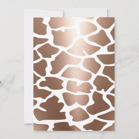 トロピカルサファリバースデーパーティー 招待状 (裏面)