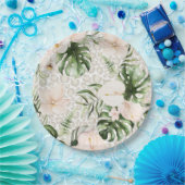 トロピカルサファリプレートラブイズワイルドプレート ペーパープレート (パーティー)