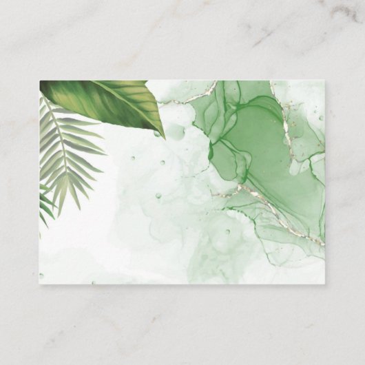 トロピカルサファリベビーエンクロージャカード エンクロージャーカード (裏面)