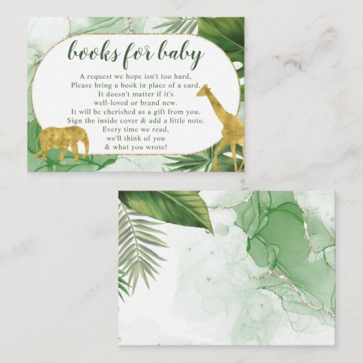 トロピカルサファリベビーエンクロージャカード エンクロージャーカード (正面/裏面)