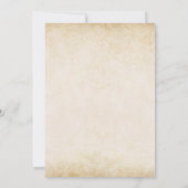 トロピカルサファリワイルドワンジャングルアニマルズ誕生日 招待状 (裏面)