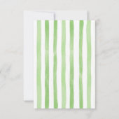 トロピカルサファリワイルドワンジャングルアニマルズ誕生日 招待状 (裏面)