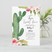 トロピカルサボスタコで愛カップルのシャワーについて 招待状 (スタンド正面)