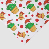 トロピカルサボテンのクリスマス 薄葉紙 (詳細)
