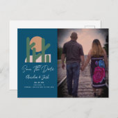 トロピカルサボテン海軍の日付の写真はがきを保存 ポストカード (正面/裏面)