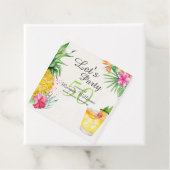 トロピカルサマーカクテル50thバースデーパーティー フェイバータグ (インサイチュ)