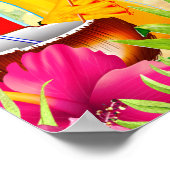 トロピカルサマーカクテル&ザビーチサマーパーティー ポスター (角)