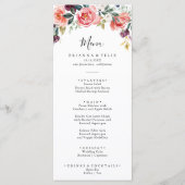 トロピカルサマーカラフルマーフローラディナー メニュー (正面)