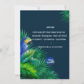 トロピカルサマーグロー卒業パーティー招待状 招待状 (正面)
