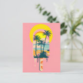 トロピカルサマーサンセットスイーツパラダイス シーズンポストカード (スタンド正面)