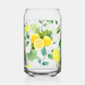 トロピカルサマーシトラス新鮮なオレンジのレモンスライス ガラス缶 (左)