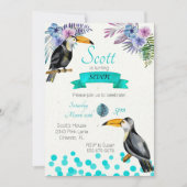 トロピカルサマートゥーカンブルーバースデーパーティー 招待状 (正面)