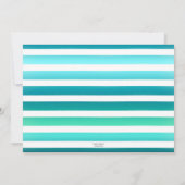 トロピカルサマービーチバースデーパーティー 招待状 (裏面)