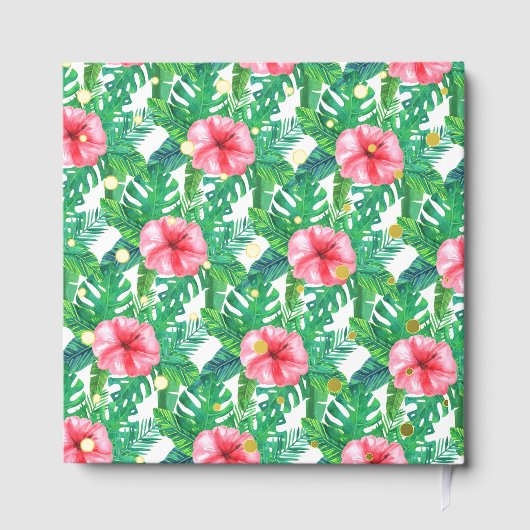 トロピカルサマービーチルアウ（ハワイ式宴会）ガールズベビーシャワー実在 ゲストブック (裏面)