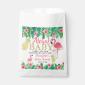 トロピカルサマービーチルアウ（ハワイ式宴会）ガールズベビーシャワー フェイバーバッグ (正面)