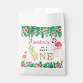 トロピカルサマービーチルアウ(ハワイ式宴会)ガールズ1st誕生日 フェイバーバッグ (正面)