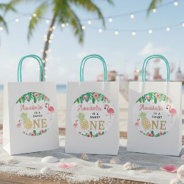 トロピカルサマービーチルアウ（ハワイ式宴会）ガールズ1st誕生日 ラウンドシール