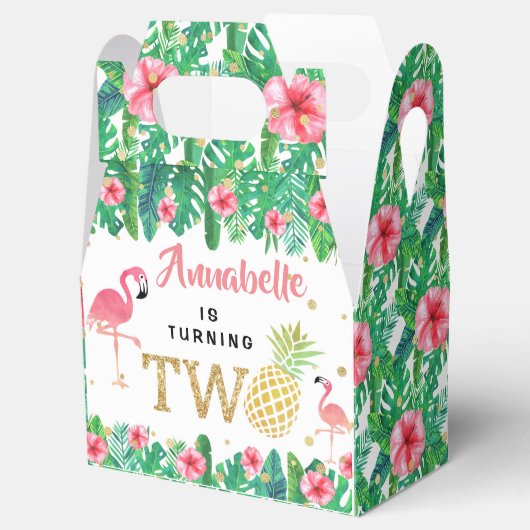 トロピカルサマービーチルアウ（ハワイ式宴会）ガールズ2nd誕生日 フェイバーボックス (オープン)