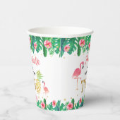 トロピカルサマービーチルアウ(ハワイ式宴会)ガールズ2nd誕生日 紙コップ (右)