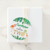 トロピカルサマービーチルアウ(ハワイ式宴会)ボーイズ2nd誕生日 フェイバータグ (インサイチュ)